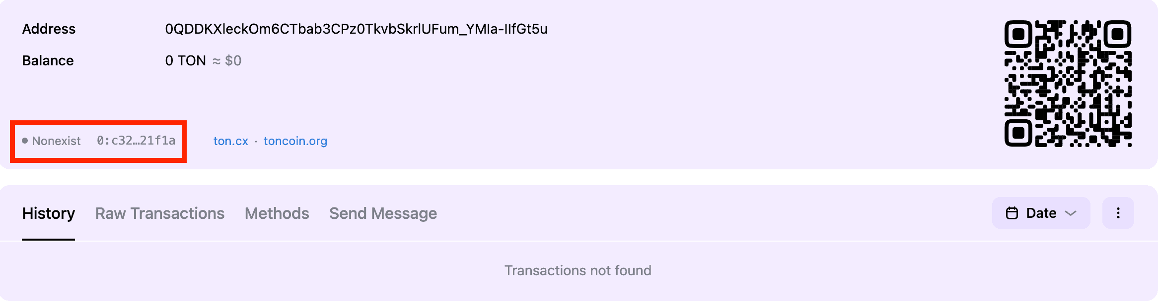 Account status: nonexist