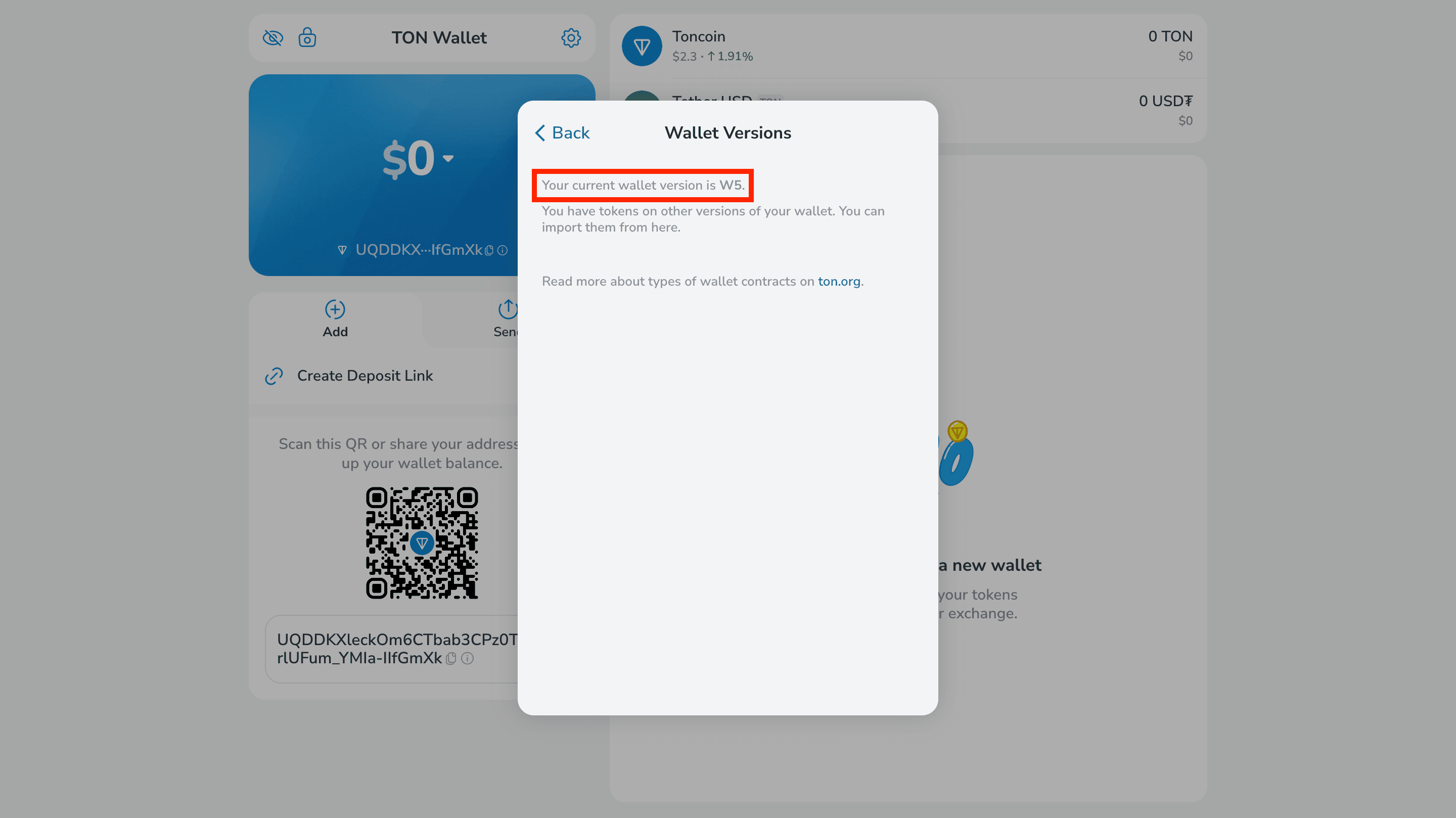 Settings button