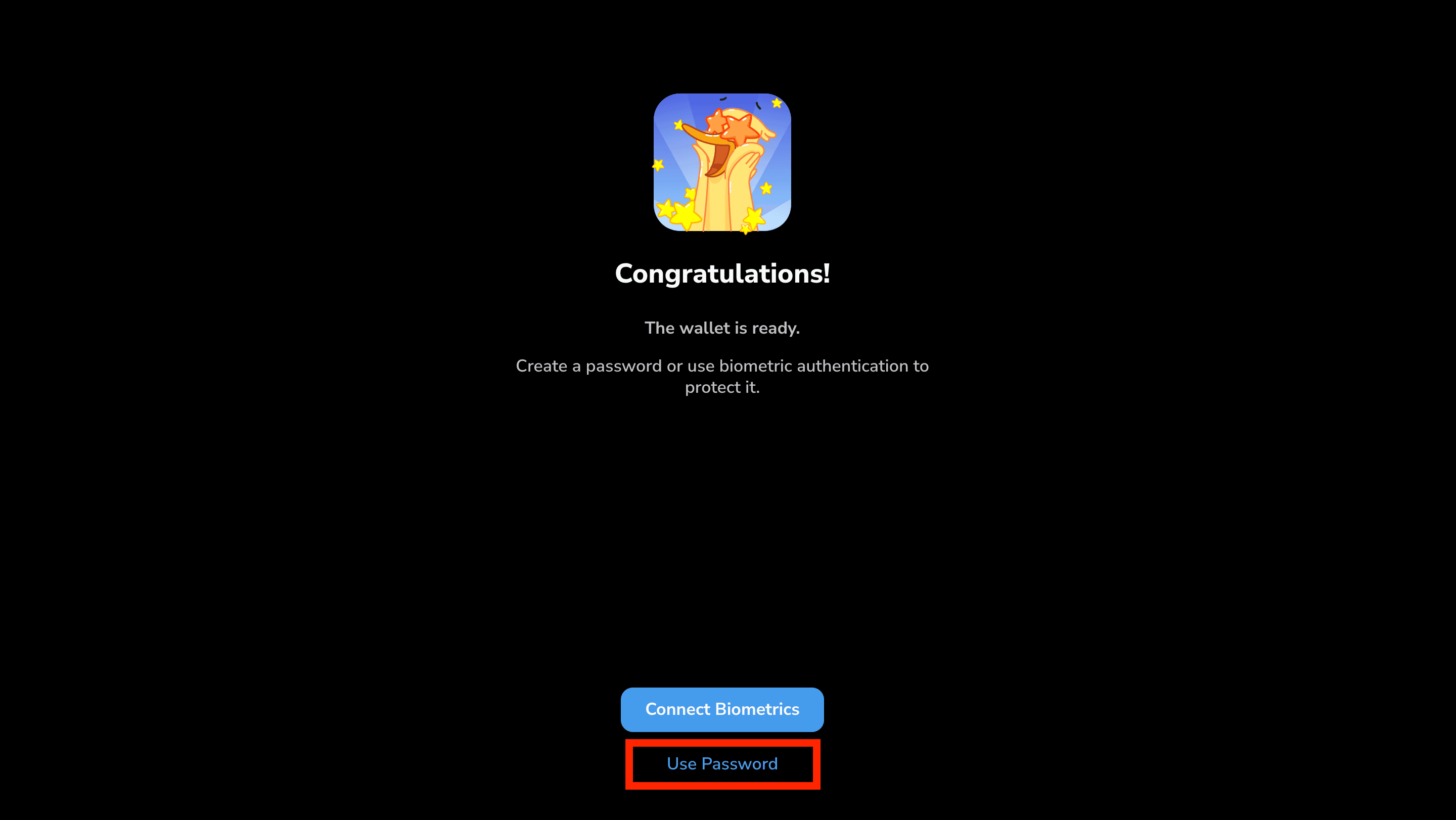 Password option